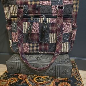 Bella Taylor Quilted Patchwork Tote | Zip Top | Cottage Style